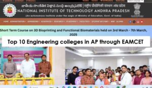 Top 10 Engineering colleges in AP through EAMCET